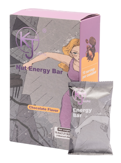 Ketone Jogging, Energy bar <chocolate>, 10x packs